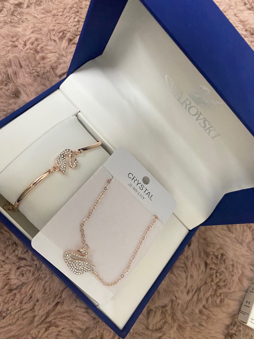 Swarovski locket deals bracelet