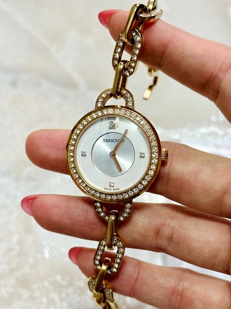Aila swarovski top watch