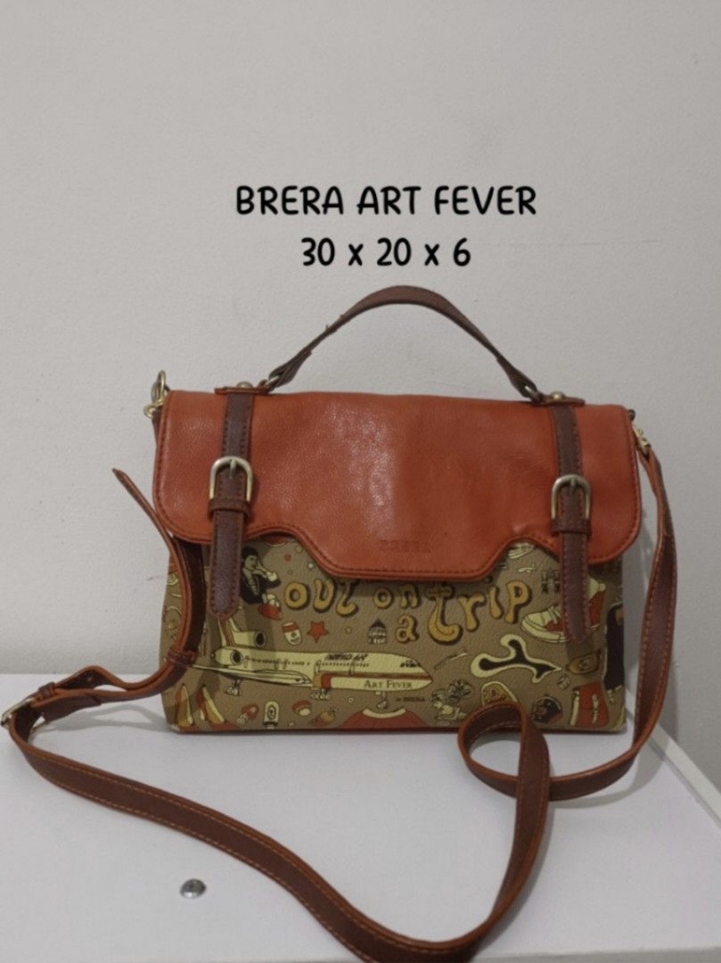 Art Fever Brera Italy Bag, Fesyen Wanita, Tas & Dompet di Carousell