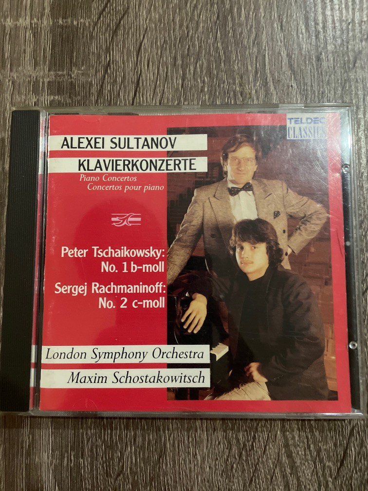 Tchaikovsky 第一鋼琴協奏曲, Rachmaninov 第二鋼琴協奏曲1990德國