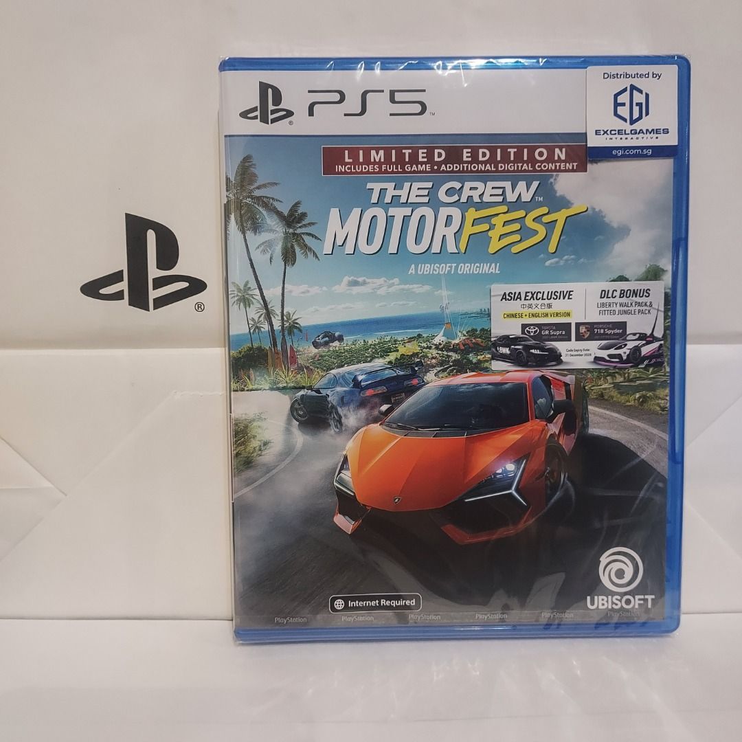 THE CREW MOTORFEST PS5 FR NEW (INTERNET REQUIRED) (GAME IN ENGLISH