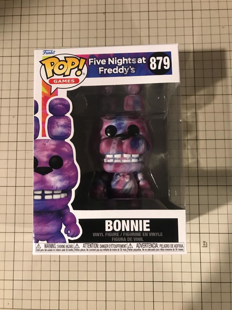 Tie Dye Bonnie #879 Funko Pop Games Five Nights at Freddy's FNAF, Hobbies &  Toys, Toys & Games on Carousell