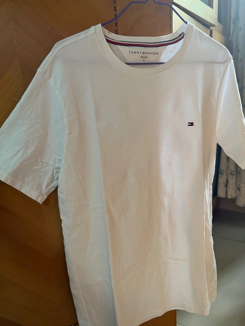 Tommy white t shirt on sale