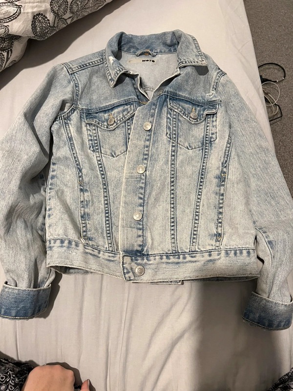 Topshop Moto Light Blue Denim Jacket Women s Fashion Coats