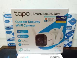 TP-Link Tapo C320WS Outdoor Smart Security Wi-Fi CCTV Camera 2MP HD 1080p Two Way Talk