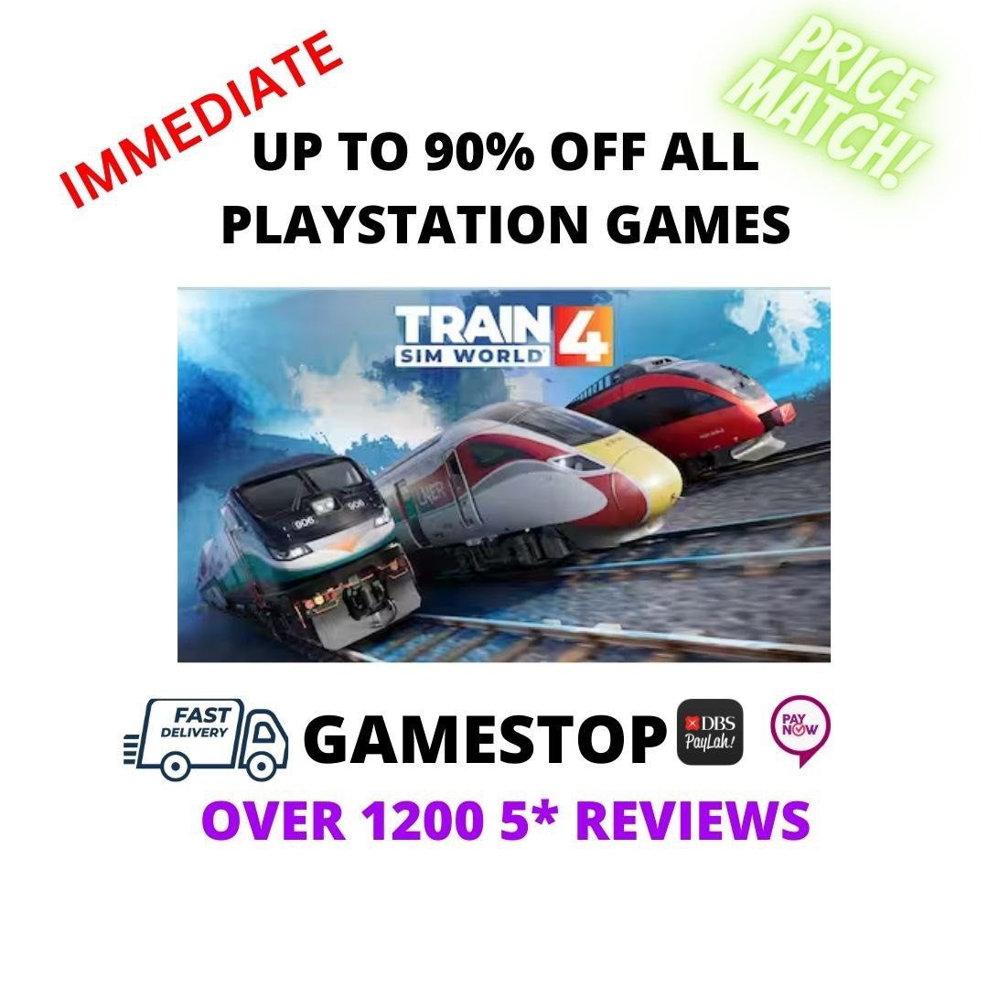 Train Sim World 4 [PS4 Games] [PS5 Games], Video Gaming, Video Games ...