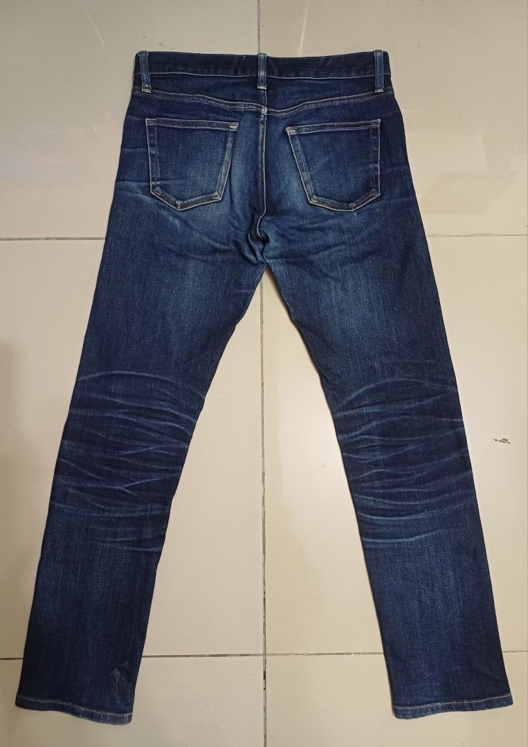 Uniqlo stretch selvedge sales fade
