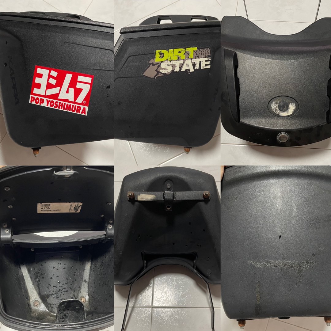 Used motorcycle helmet box, Motorcycles, Motorcycle Accessories on