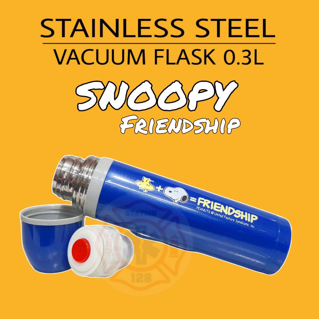 Vacuum Flask 0.3L Stainless Steel (Category: Coffee & Tea Tableware) located in Quezon City. Submitted by artegiftshop (Listing ID 1258113548, Image 3). Description: Vacuum Flask Stainless Steel 0.3L Snoopy Description: Vacuum Flask 0.3L Stainless Steel Take a break when you´re on the go. With this thermos you can always have coffee, tea or any of your hot or cold favorite drinks close at hand – on the train, in the car or on a nice walk outdoors