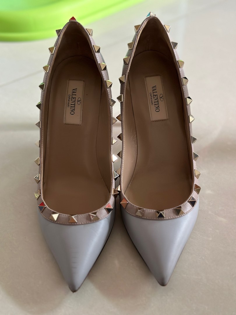 Valentino rockstud grey sales