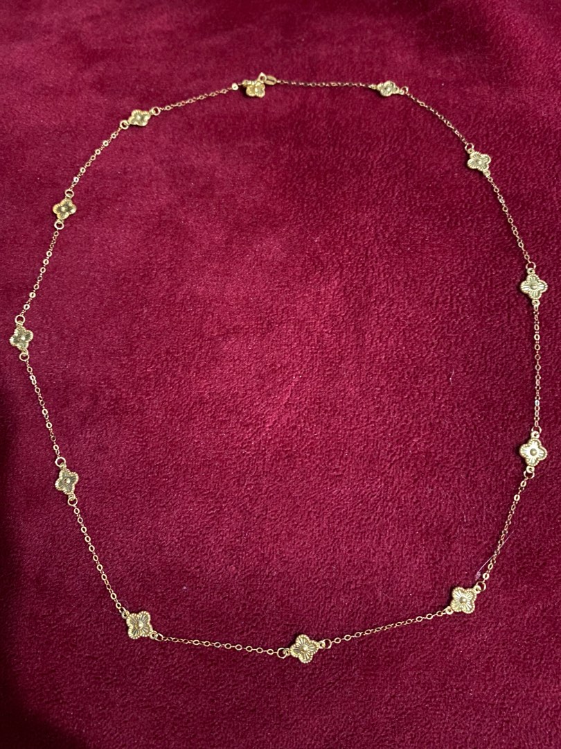 Open Clover Station Necklace main image 0