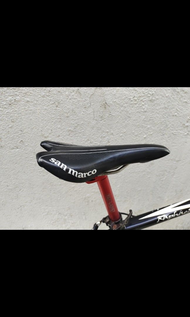 Venzo Bicycle Saddle – Large Soft Spring Seat For Road, Mountain & City Bikes (Black)