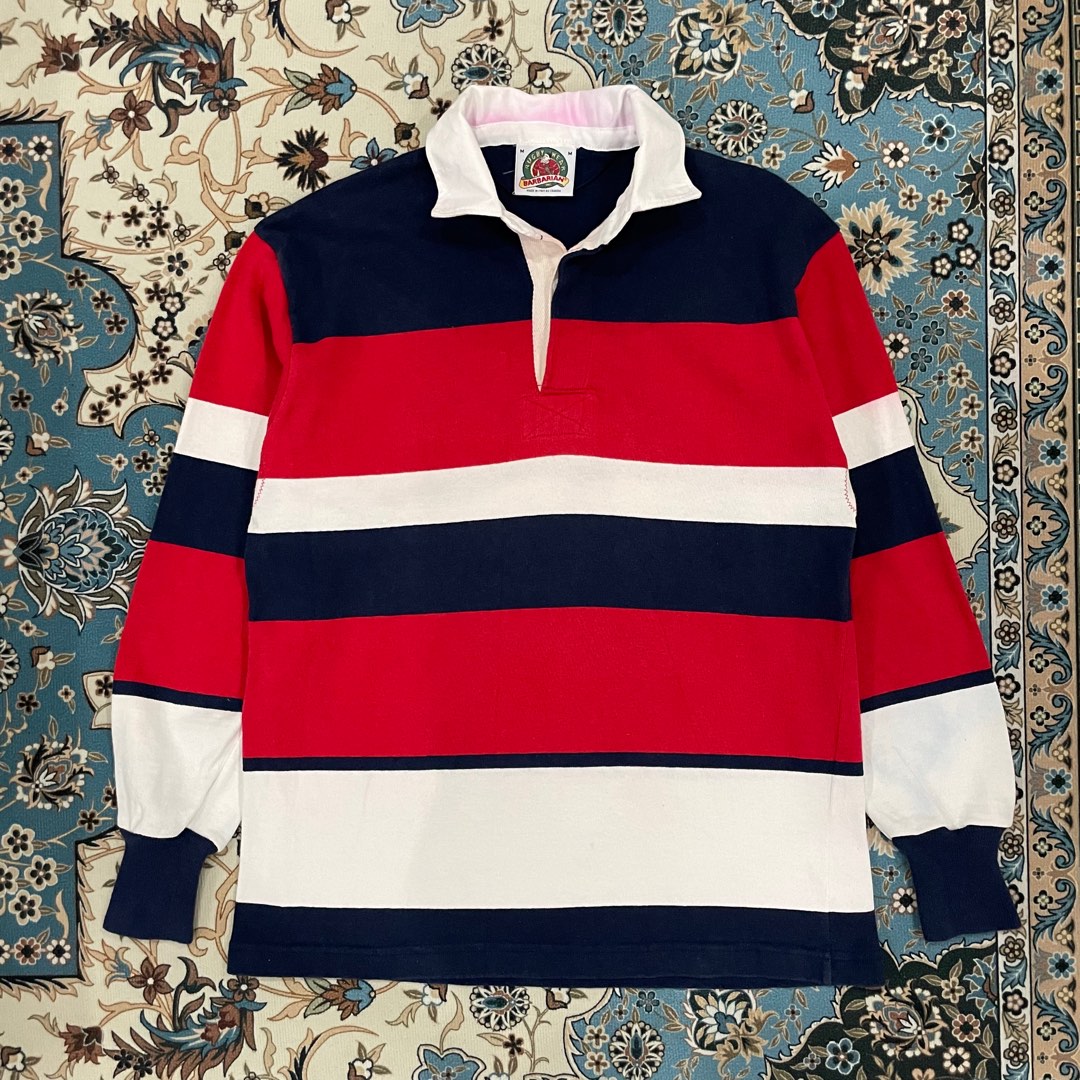 Vintage Barbarian Rugby Shirt, Men's Fashion, Tops & Sets, Tshirts