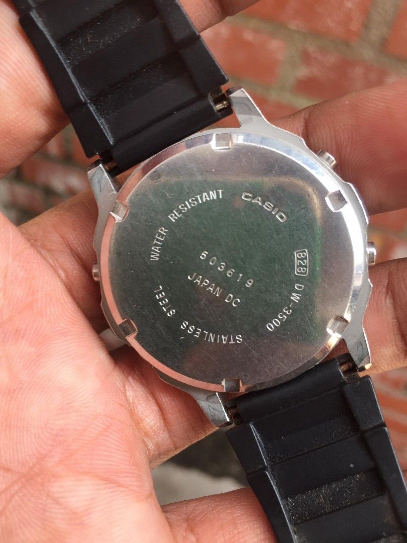 Vintage Casio Digi Graph DW-3500, Men's Fashion, Watches & Accessories ...
