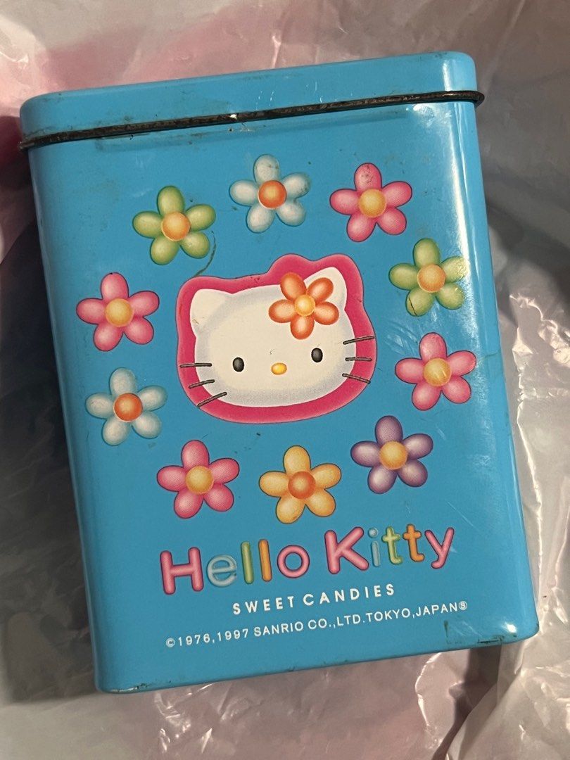 Vintage Hello Kitty Tin Candy Box, Hobbies & Toys, Toys & Games on Carousell