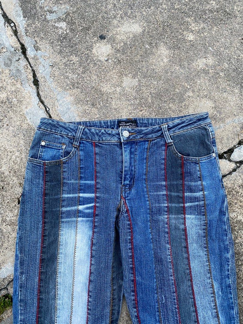 Vintage No Boundaries Reconstructed Boot Cut Jeans, Women's Fashion,  Bottoms, Jeans & Leggings on Carousell