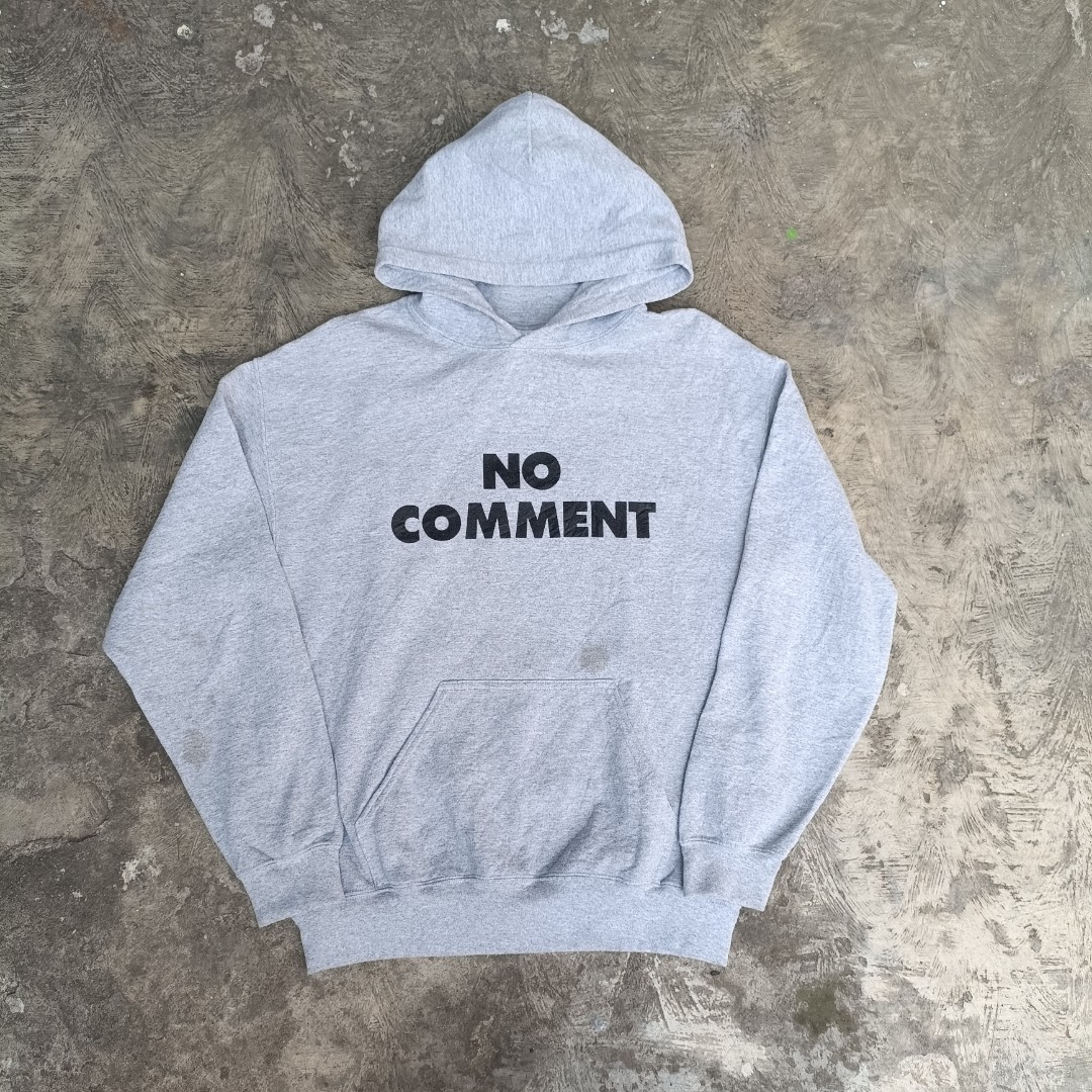 Sub Pop Records No Comment Pullover Hoodie (White) - トップス