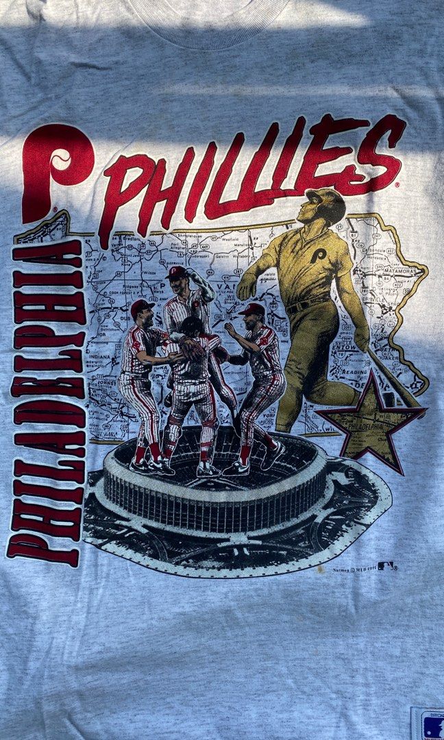 Vintage Nutmeg Philadelphia Phillies T-Shirt XLarge