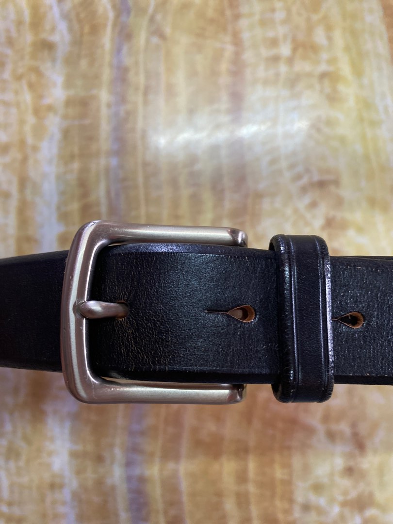 Volpi Concerie Black Leather From Italy Belt, Men's Fashion, Watches ...
