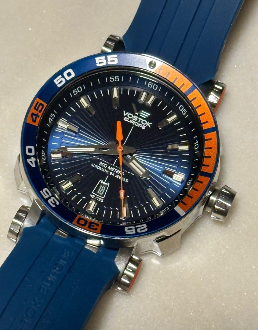 Vostok- Europe Energia Orange Divers, Men's Fashion, Watches - Main Image