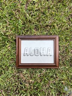 Vtg Aloha Frame