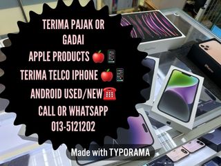 UNGENT NAK PAKAI CASH BLH JUAL GADGET PD KAMI / TELCO SET / SECOND IPHONE ALL BRAND Collection item 1