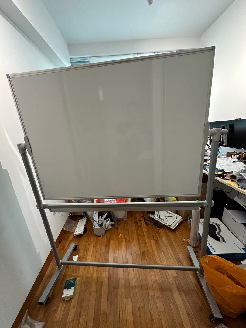 Whitebord Rota Whiteboard (Rotatable) 120 x 85 cm, Furniture & Home Living, Furniture ...