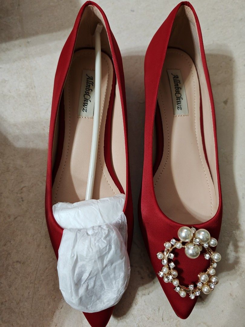 Wine hotsell wedding shoes