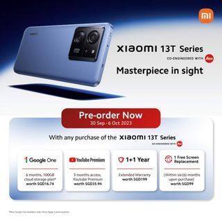 Xiaomi 13T Pro 5G 16GB+1TB-Xiaomi SG 2 Years Warranty