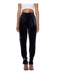 YUYU(全新吊牌！)Paint Gun Squad Pants 漆彈特 攻隊皮褲黑L
