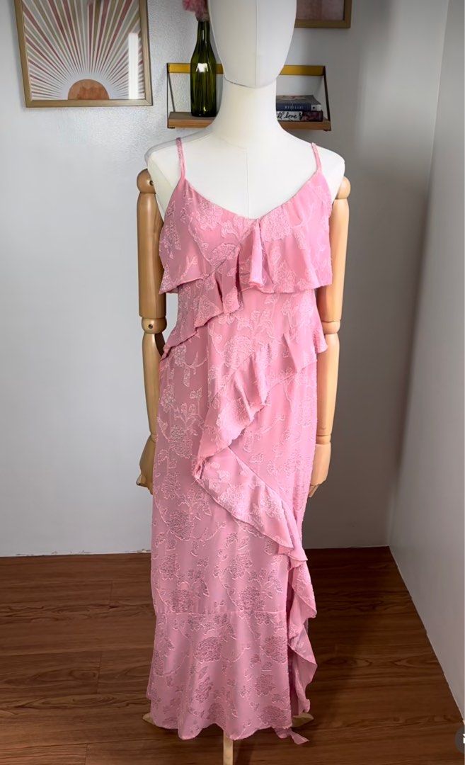 hot pink corset dress Hot pink bustier corset back princess dress with straps – Destiny Chic