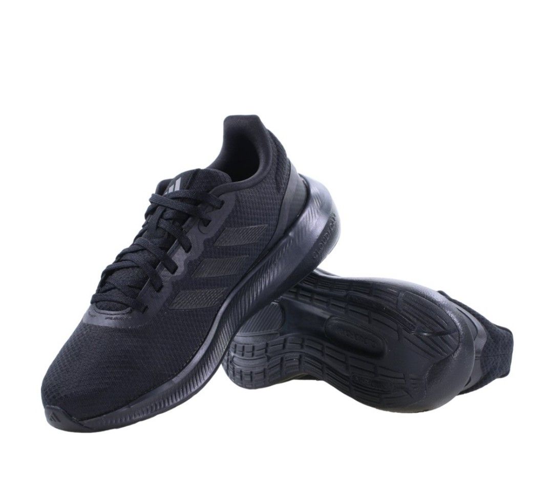 Adidas falcon triple black hotsell
