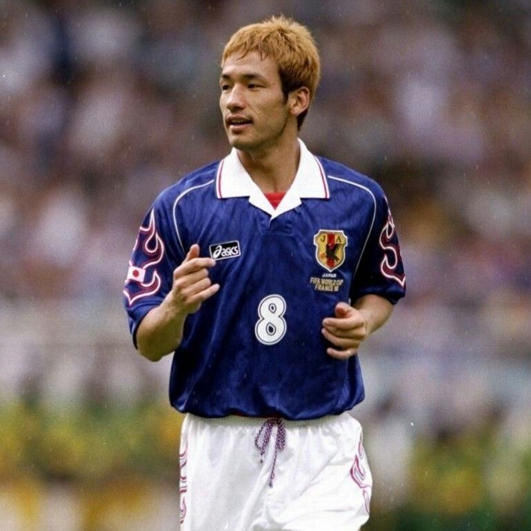 98W杯 日本 Japan(H)#8 中田英寿 NAKATA 半袖 正規ASICS 1998WC JFA 