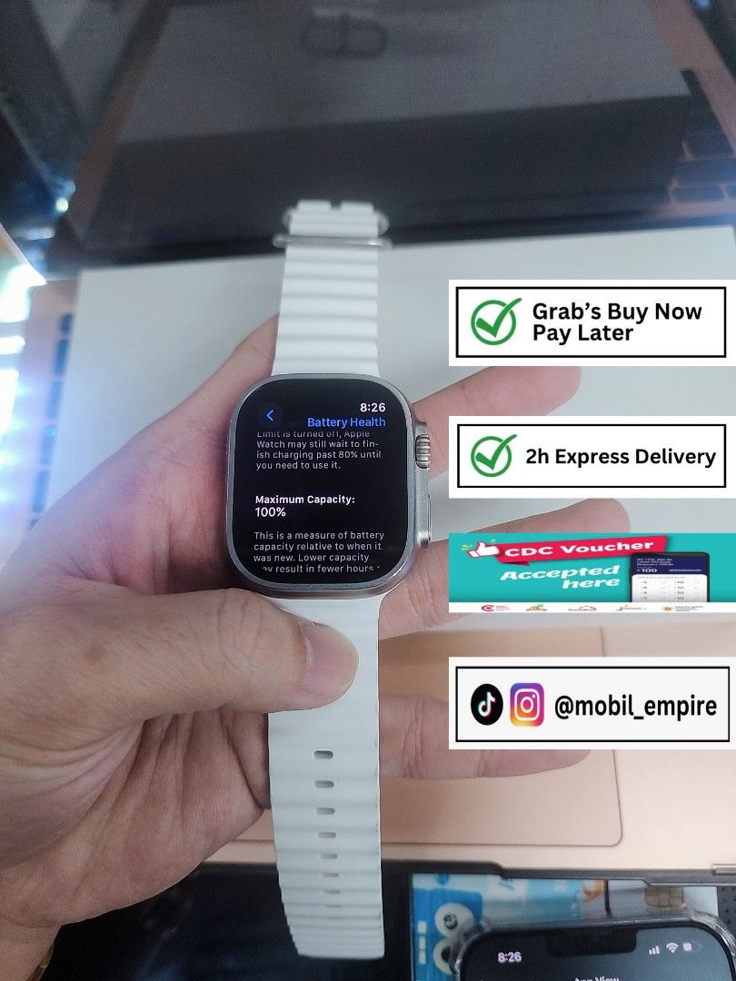 White apple watch band turning green top