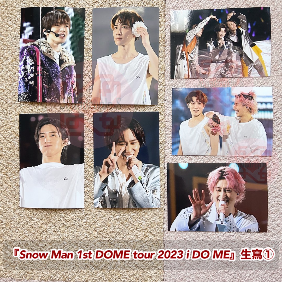 生寫相片snowman 1st dome tour 2023 i do me dvd bluray 藍光岩本照 