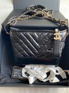 Chanel Gabrielle medium size (green ), Luxury, Bags & Wallets on Carousell