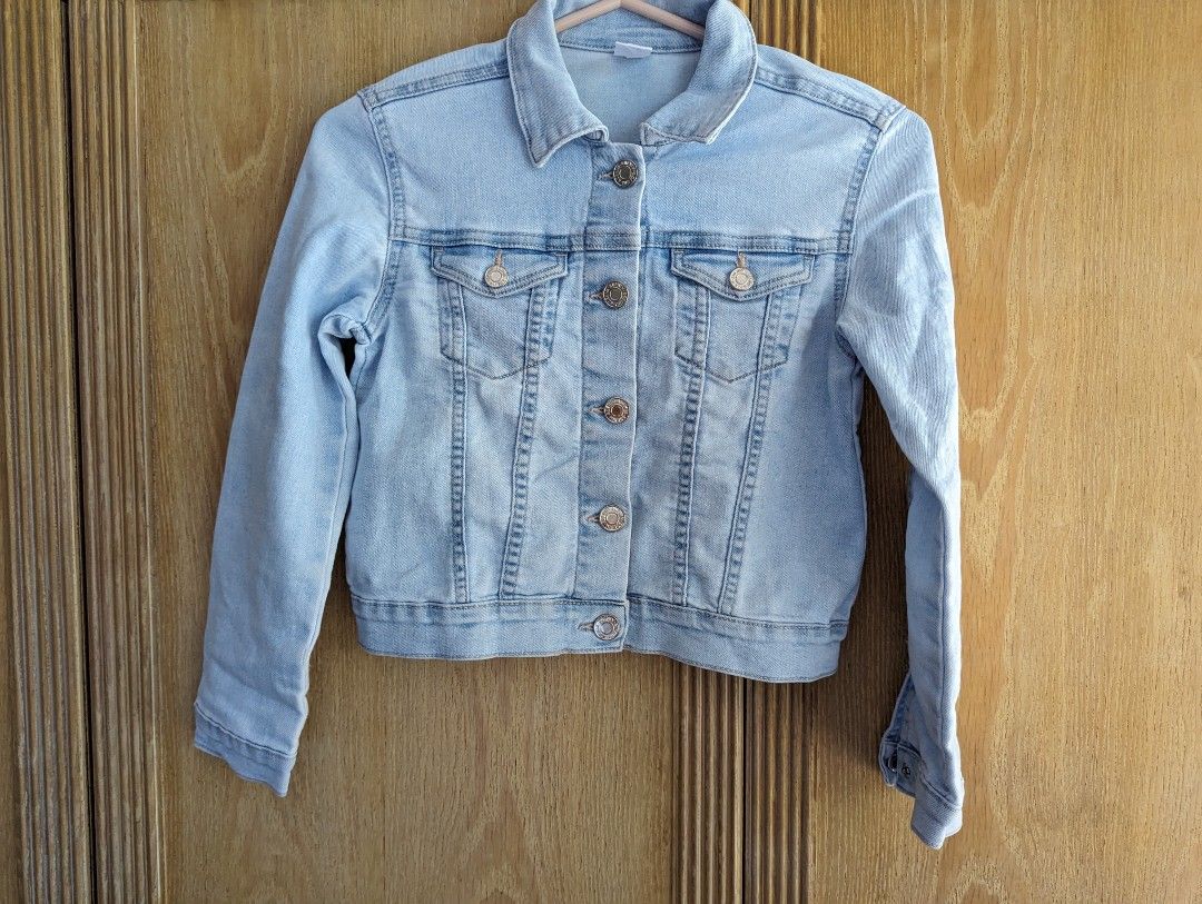 Children's denim sale jacket next
