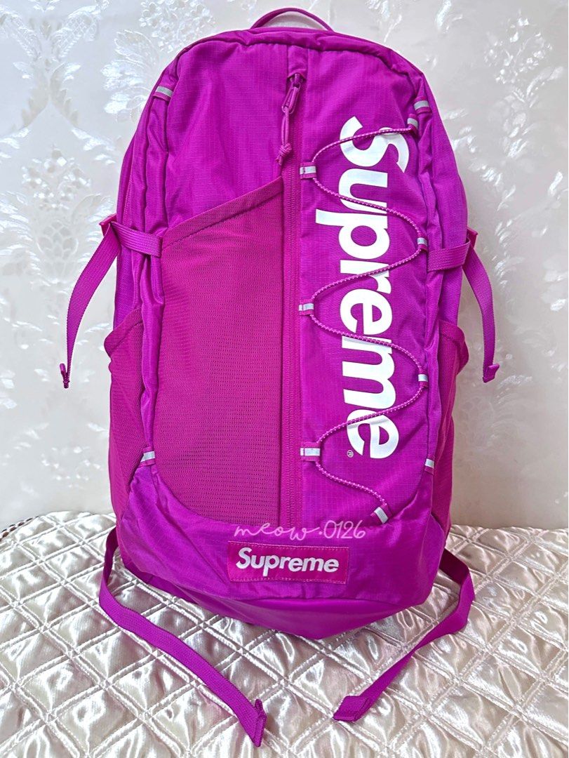 _supreme_17ss_ss17_pink_backpa