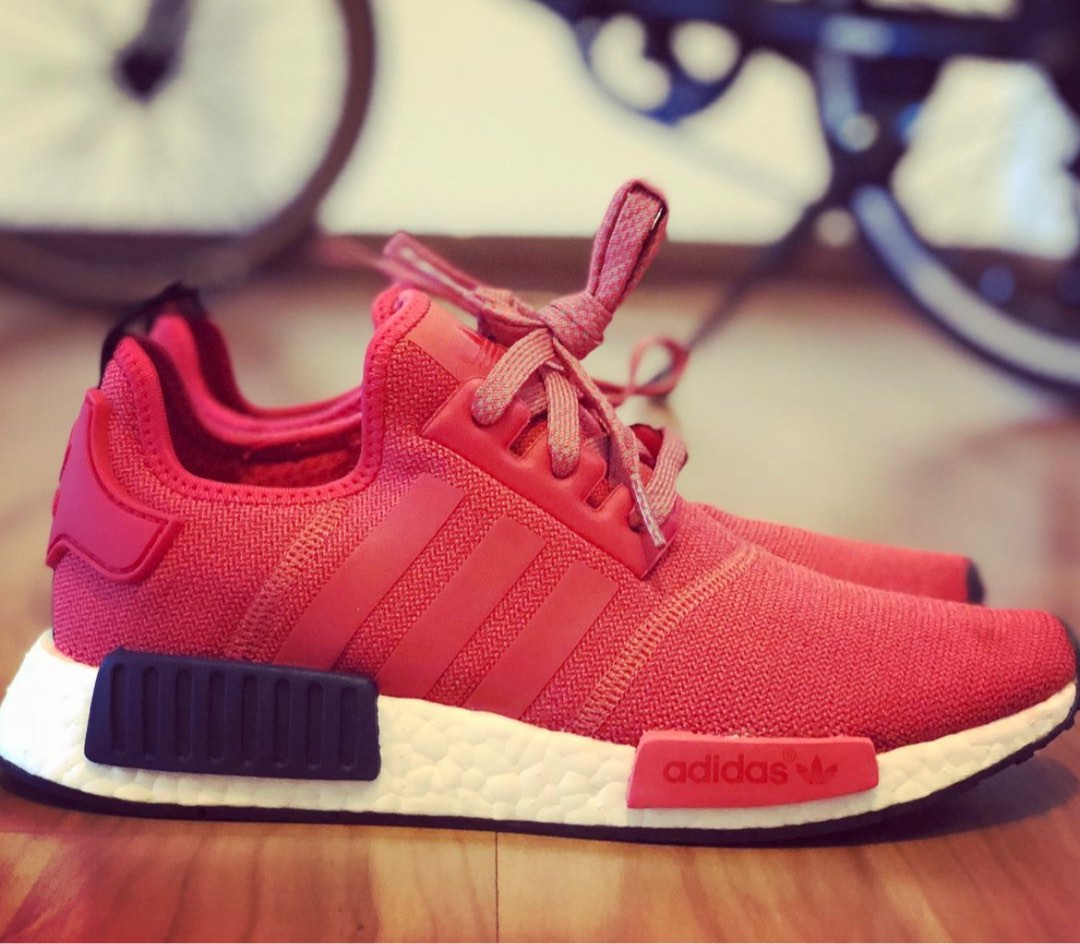 Red womens cheap nmd