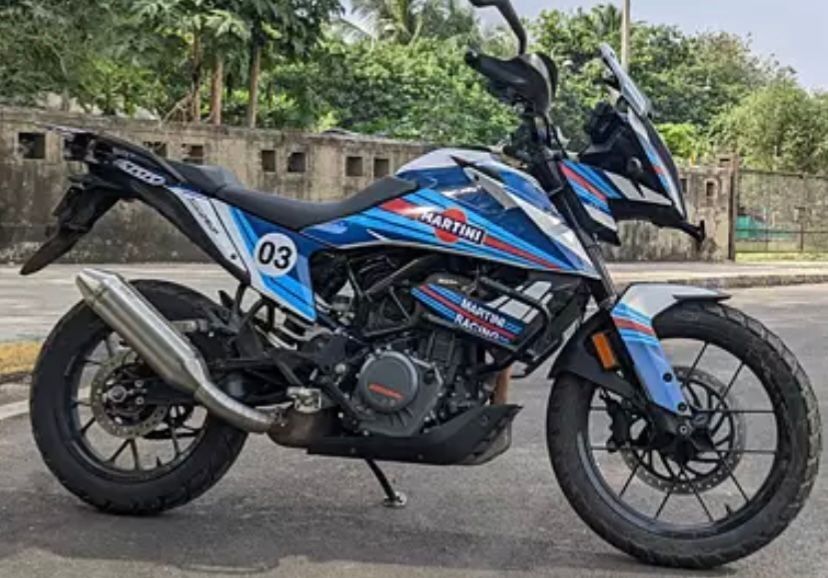 KTM Adventure 390 decal, Motorcycles, Motorcycle Accessories on Carousell