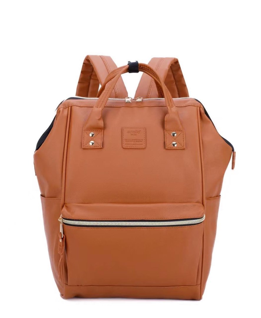 anello faux leather mini backpack camel Re:Retro Clasp Regular RETRO series is a bold renewal of the RETRO series Anello Mini Backpack Authentic Anello
