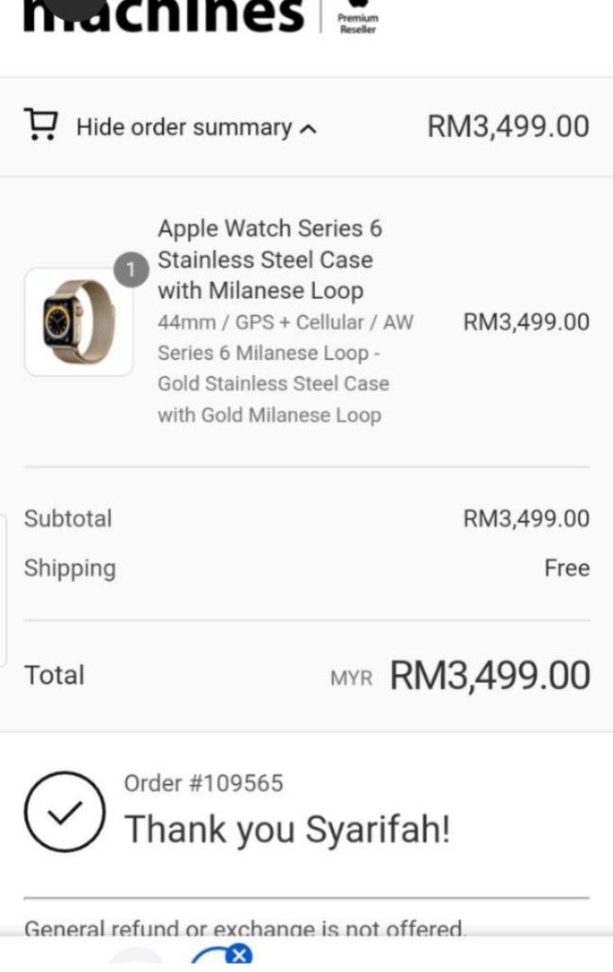 Apple watch series deals 6 exchange offer