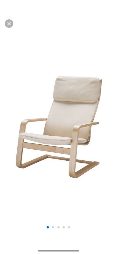 Armchair IKEA Armchair IKEA PELLO Armchair Holmby natural Furniture Home Living Furniture Chairs on Carousell