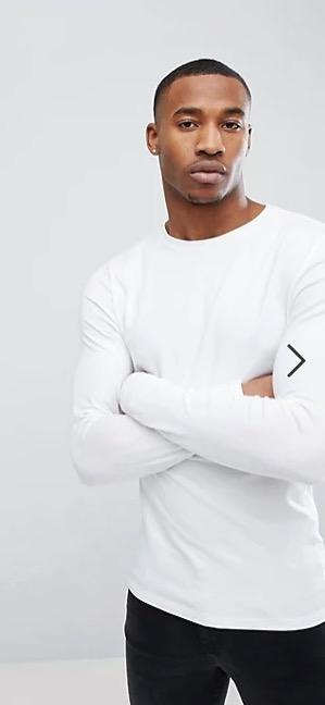 Asos muscle fit long sleeve clearance