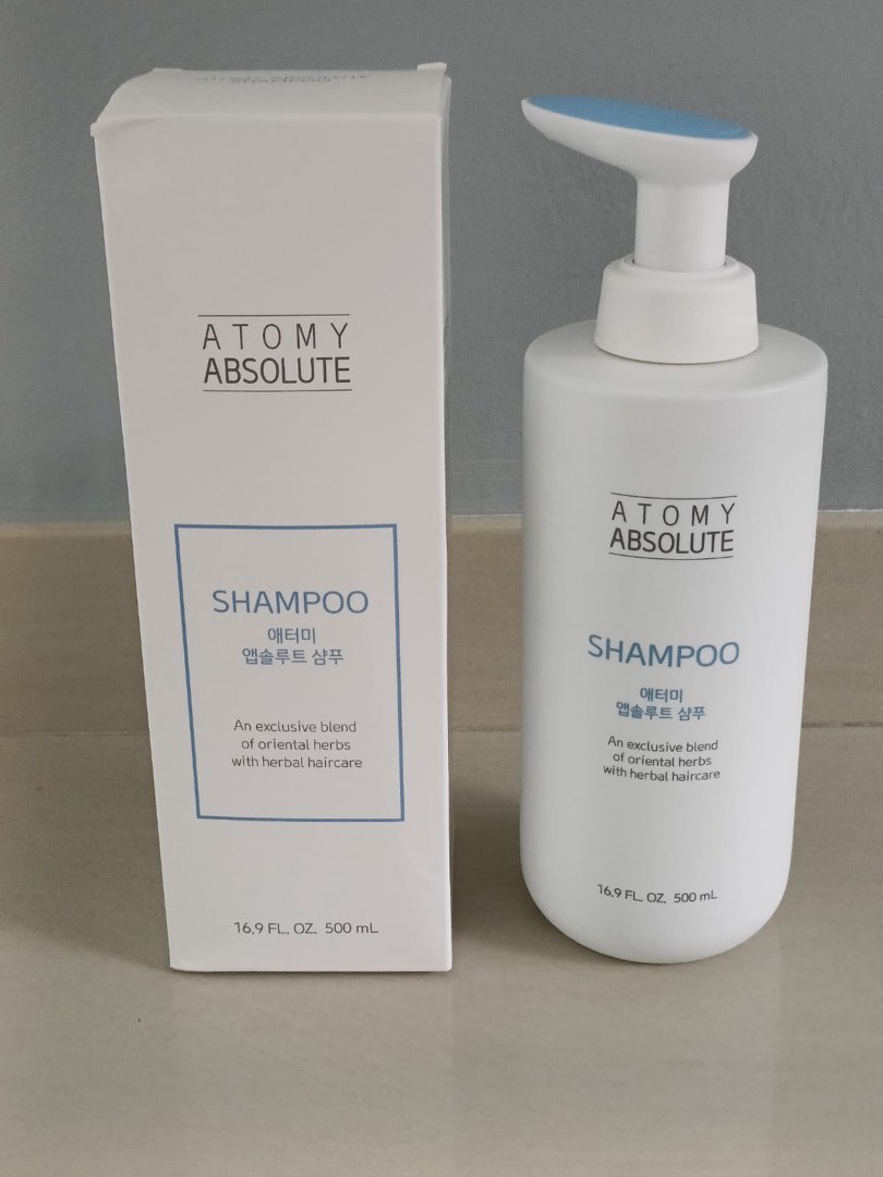 Atomy Absolute Shampoo (500ml), Beauty & Personal Care, Hair on Carousell