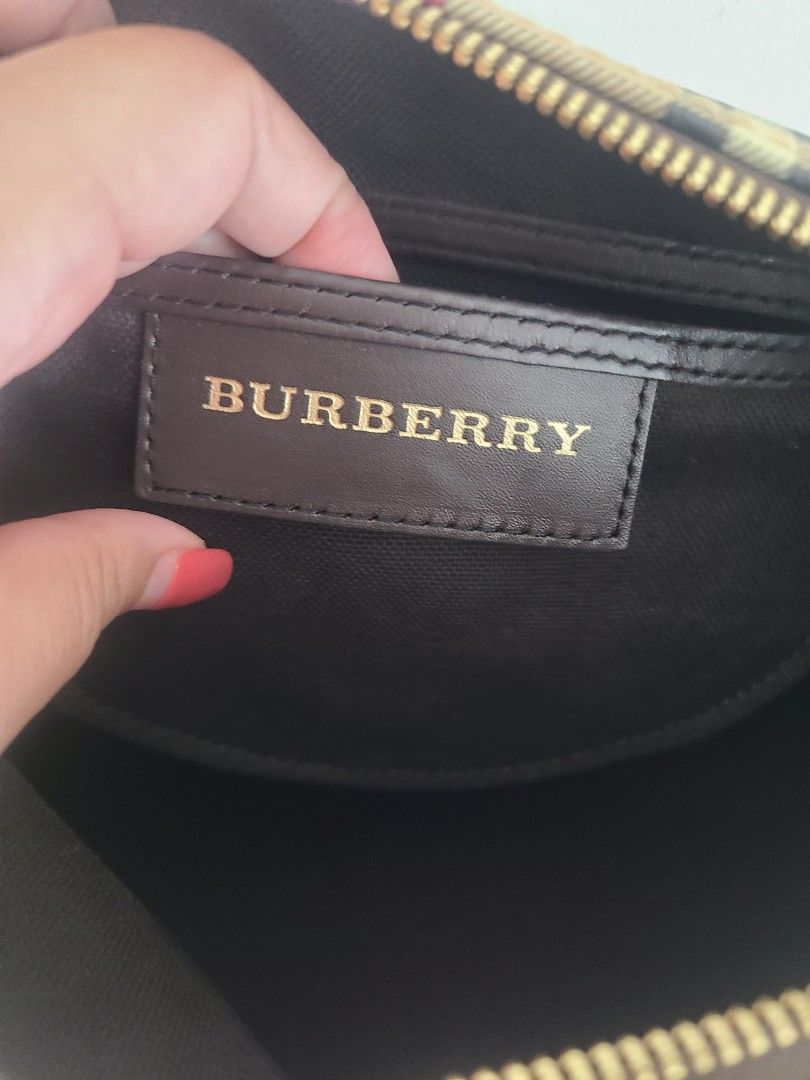 Authentic Vintage Burberry Bag Made in Italy 