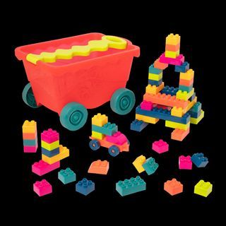 [B. Toys by Battat] Little BlocWagon - Building Blocks and Wagon