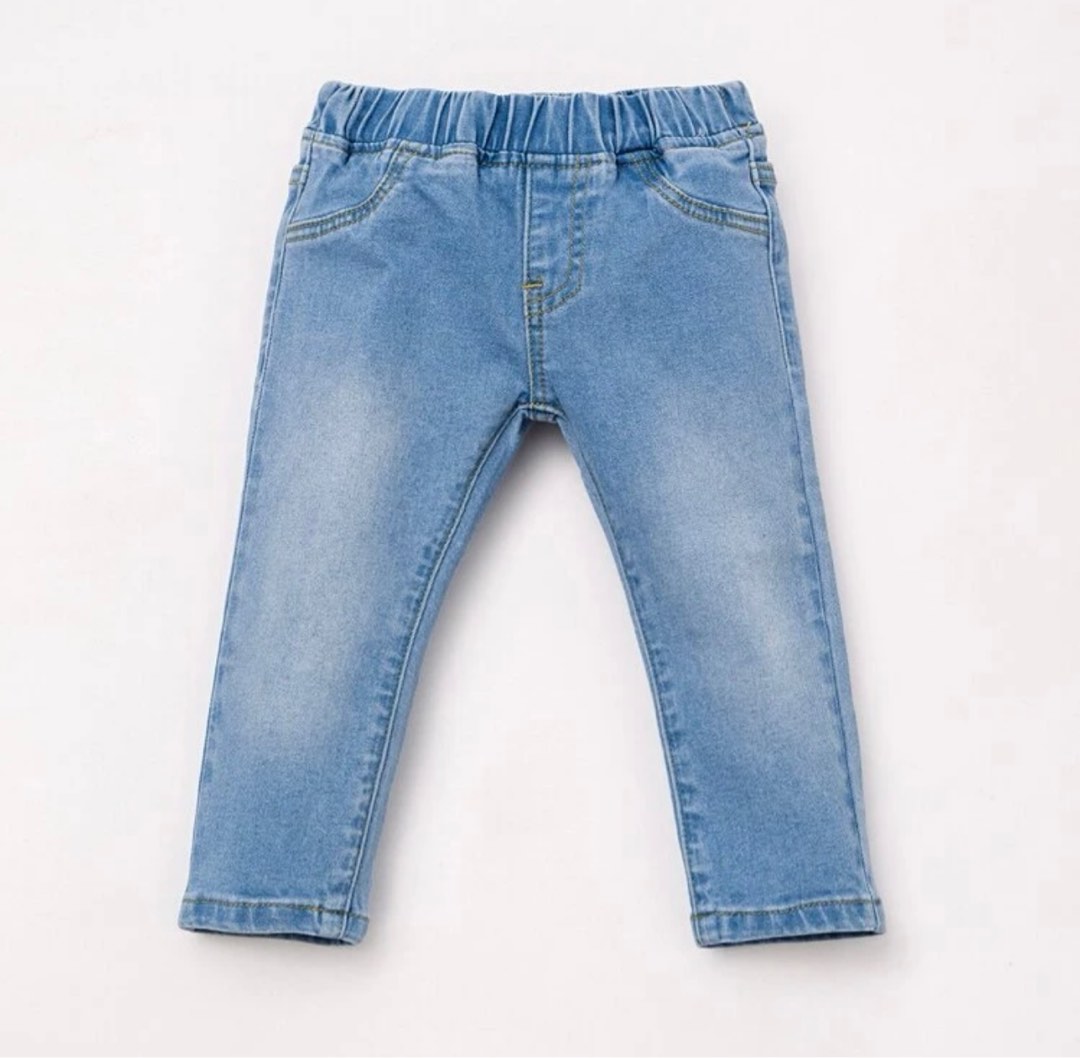 Baby Girl Denim Jeans, Babies & Kids, Babies & Kids Fashion on Carousell