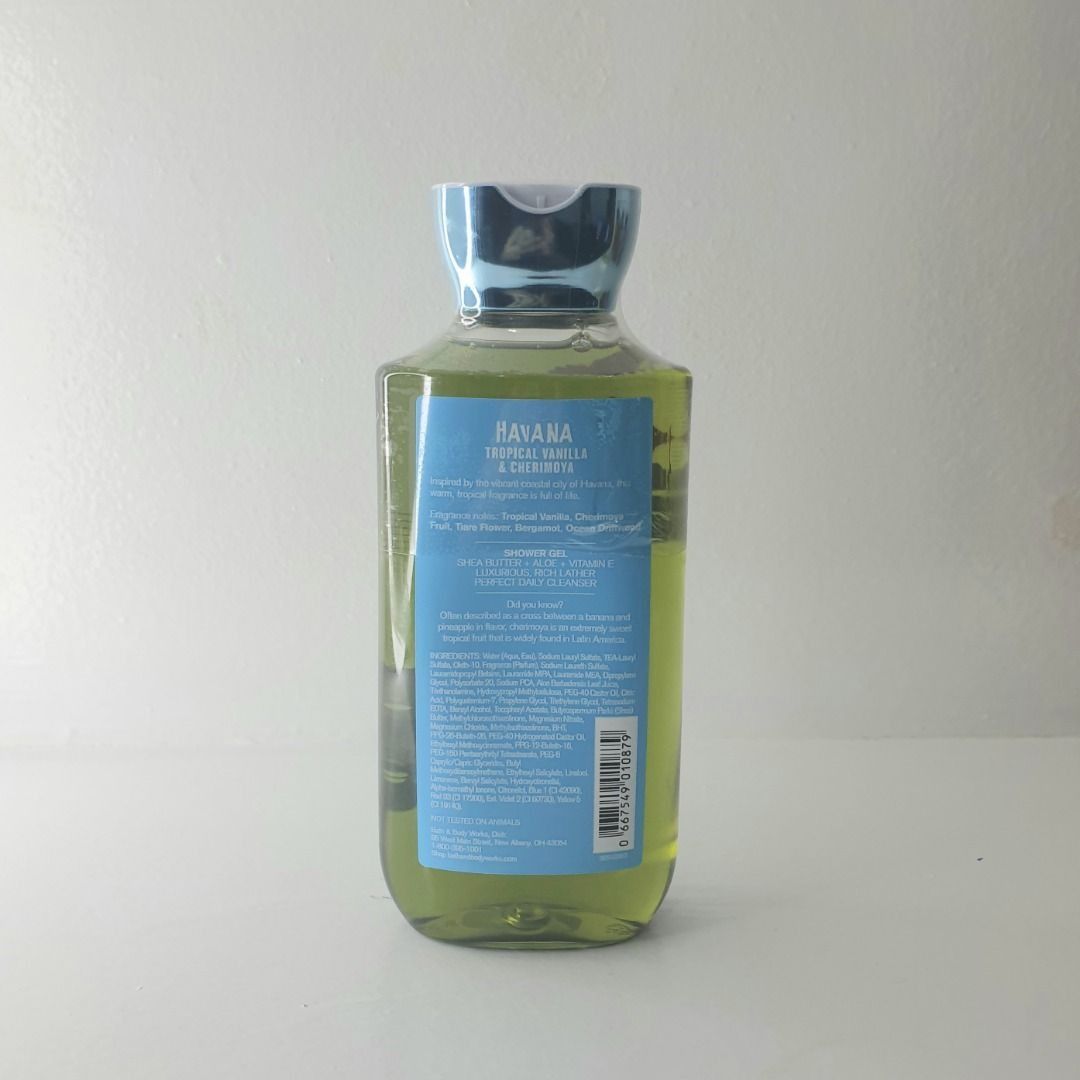 Bath & Body Works Havana Tropical Vanilla and Cherimoya Shower Gel