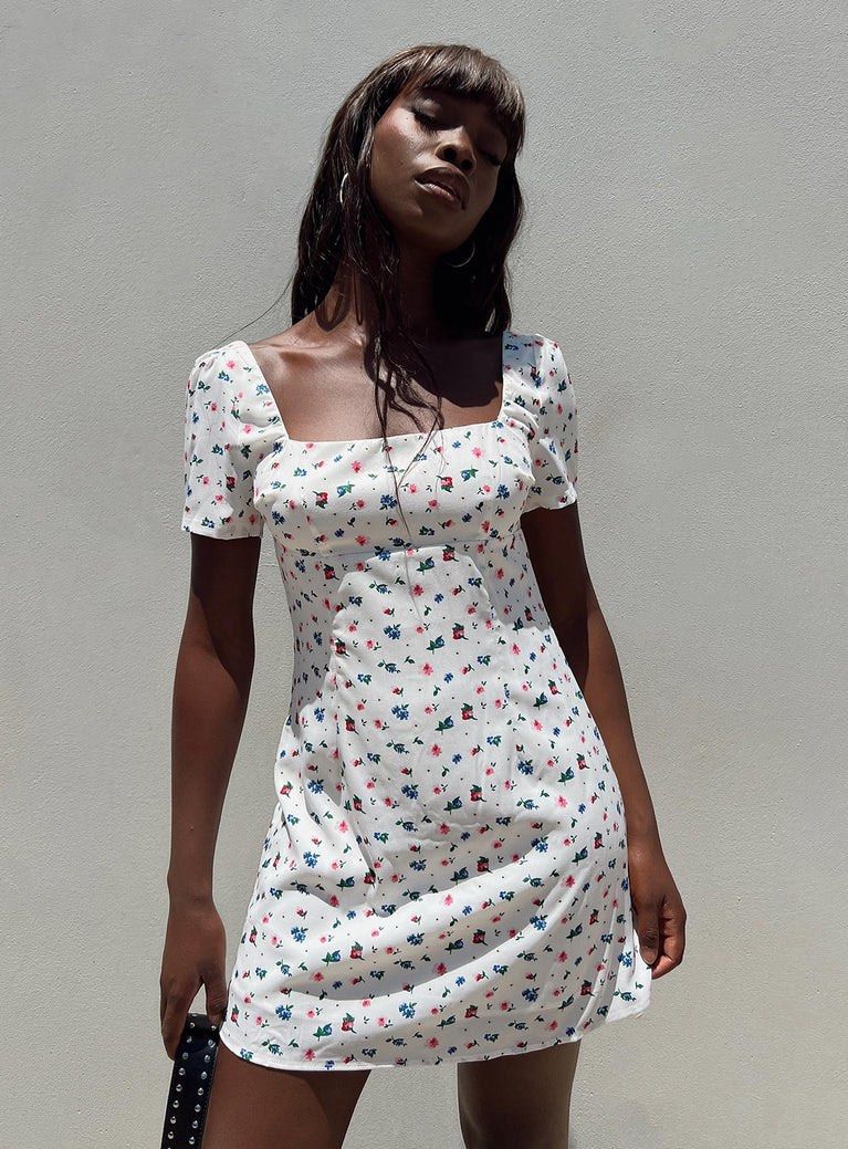 BN Princess Polly Hastings Mini Dress Flora Multi AU8 Women s Fashion Dresses Sets Dresses on Carousell
